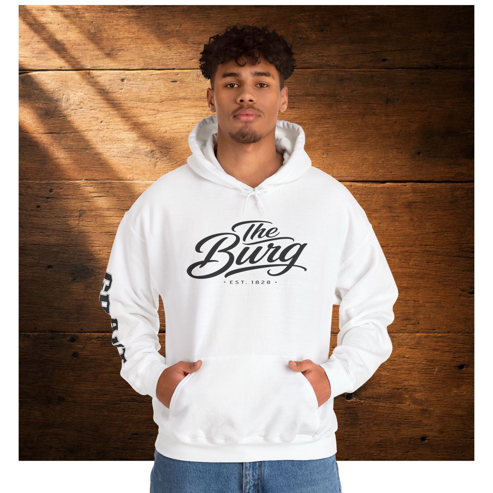 Middleburg | The Burg Hoodie Personalized — alternate product view 3