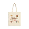 In My Bookish Era Literary Cotton Canvas Tote (Color: Natural, Size: 15" x 16")
