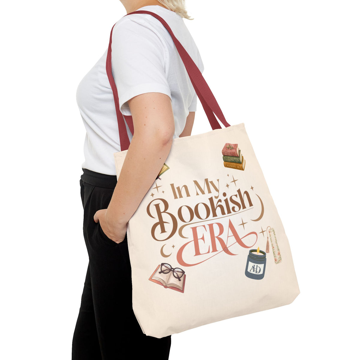 In My Bookish Era Literary Polyester Tote