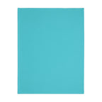 Aqua Leopard Velveteen Throw Blanket, 40 x 30 in