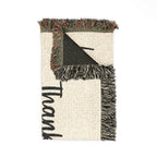 Personalized Woven Cotton Blanket | Custom Message Keepsake — alternate product view 5