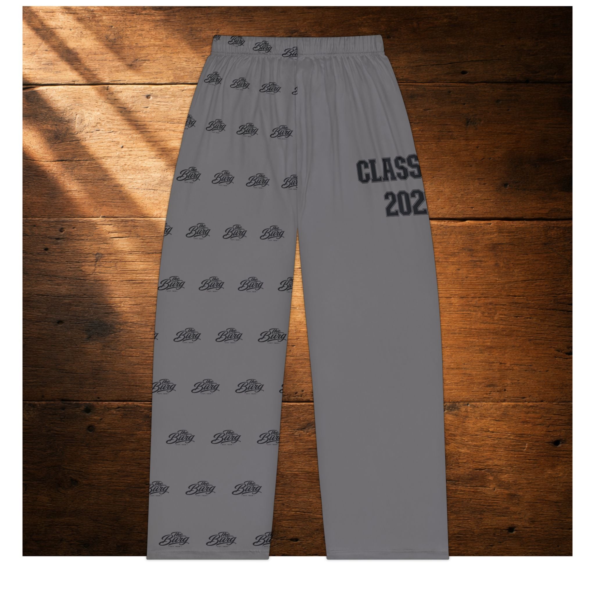 The Burg | Unisex Pajama Pants Personalized — alternate product view 2