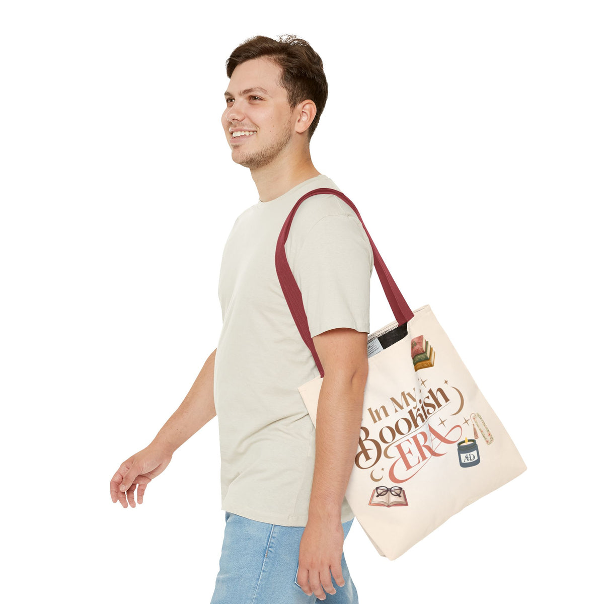 In My Bookish Era Literary Polyester Tote