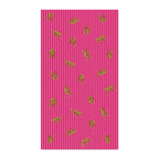 Pink Striped Leopard Fabric, Pre-Cut Sizes