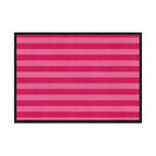 Pink Striped Accent Rug, 20 x 28 in
