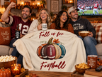 Fall Is for Football Sherpa Throw Blanket