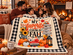 My Favorite Color Is Fall Velveteen Plush Blanket