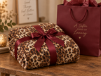 Leopard Print Sherpa Throw Blanket leopard print sherpa detail