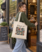 Bookish AF Cotton Canvas Tote Bag