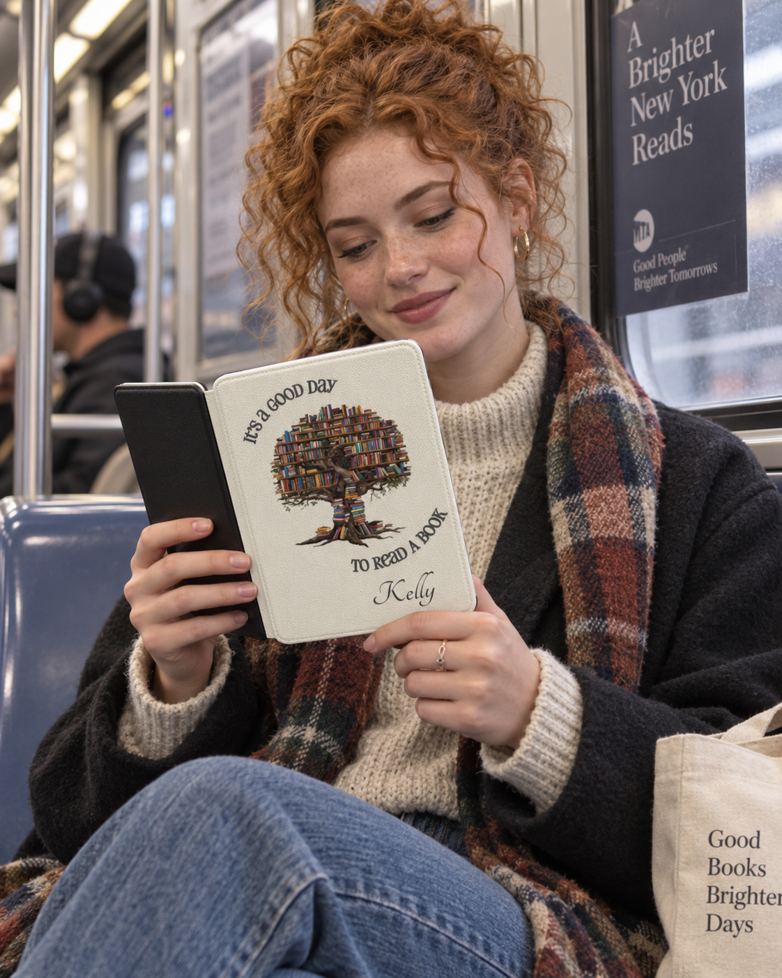 Personalized Book Tree Kindle Case