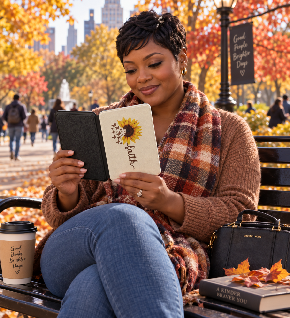 Faith Sunflower Kindle Case (Size: Colorsoft / Paperwhite (7”) 12 Gen. (2024-2025))
