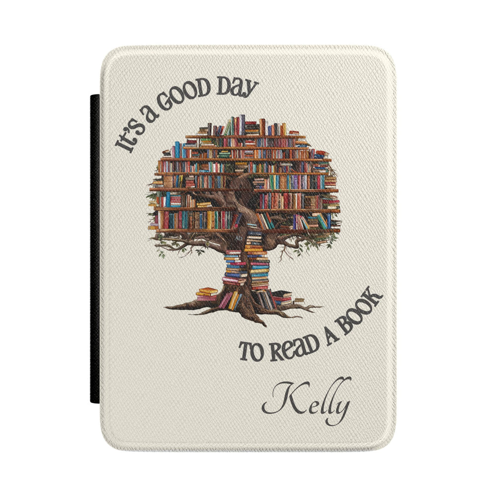 Personalized Book Tree Kindle Case (Size: Colorsoft / Paperwhite (7”) 12 Gen. (2024-2025))