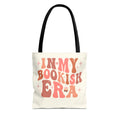 In My Bookish Era Retro Polyester Tote (Size: 13" × 13'', Color: Black)