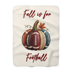 Fall Is for Football Sherpa Throw Blanket