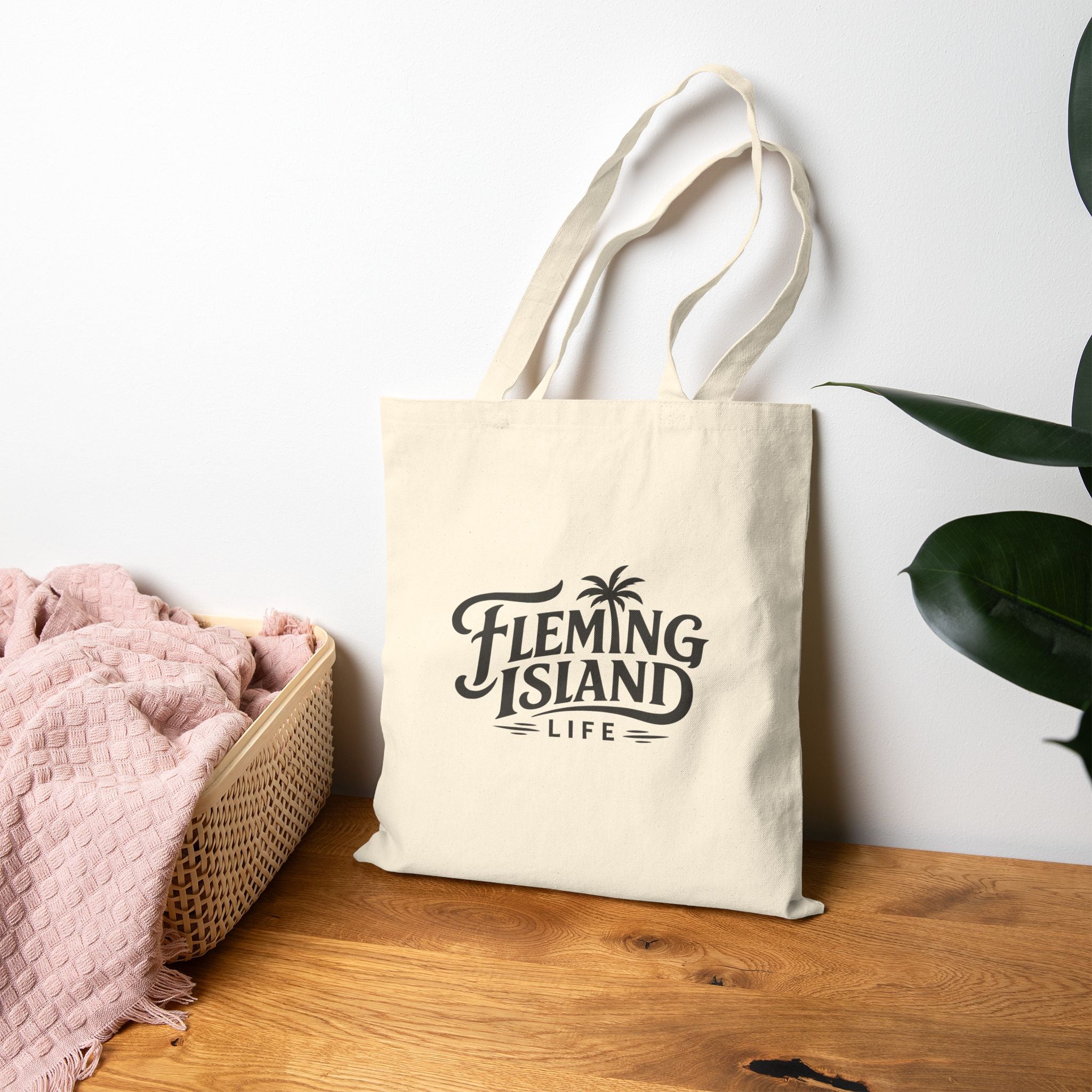 Fleming Island | Neighbors Are Meant for Day Drinking Canvas Tote — alternate product view 5