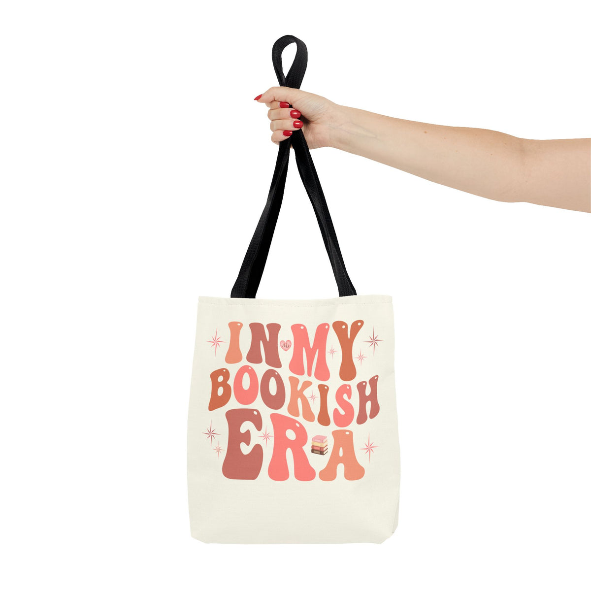 In My Bookish Era Retro Polyester Tote