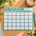Monthly Dashboard Tear-Off Pad — Add a Little Color to Your Month