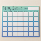Monthly Dashboard Tear-Off Pad — Add a Little Color to Your Month