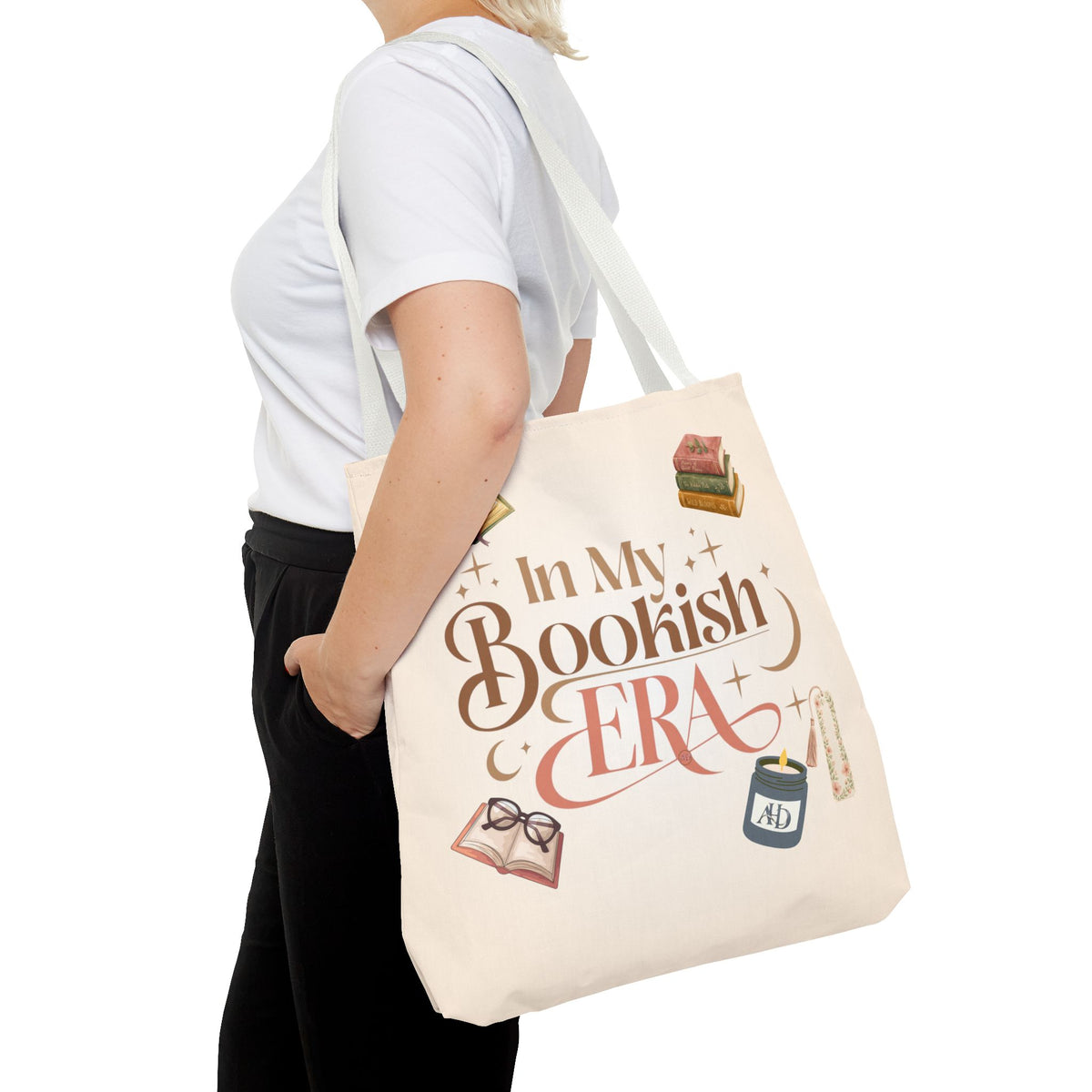 In My Bookish Era Literary Polyester Tote