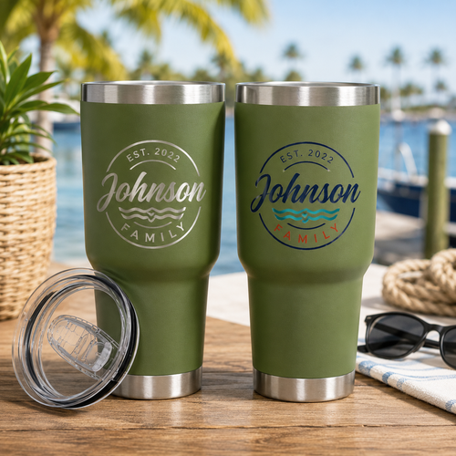 Asbury House Design Promo Tumbler 30 oz - Army Green