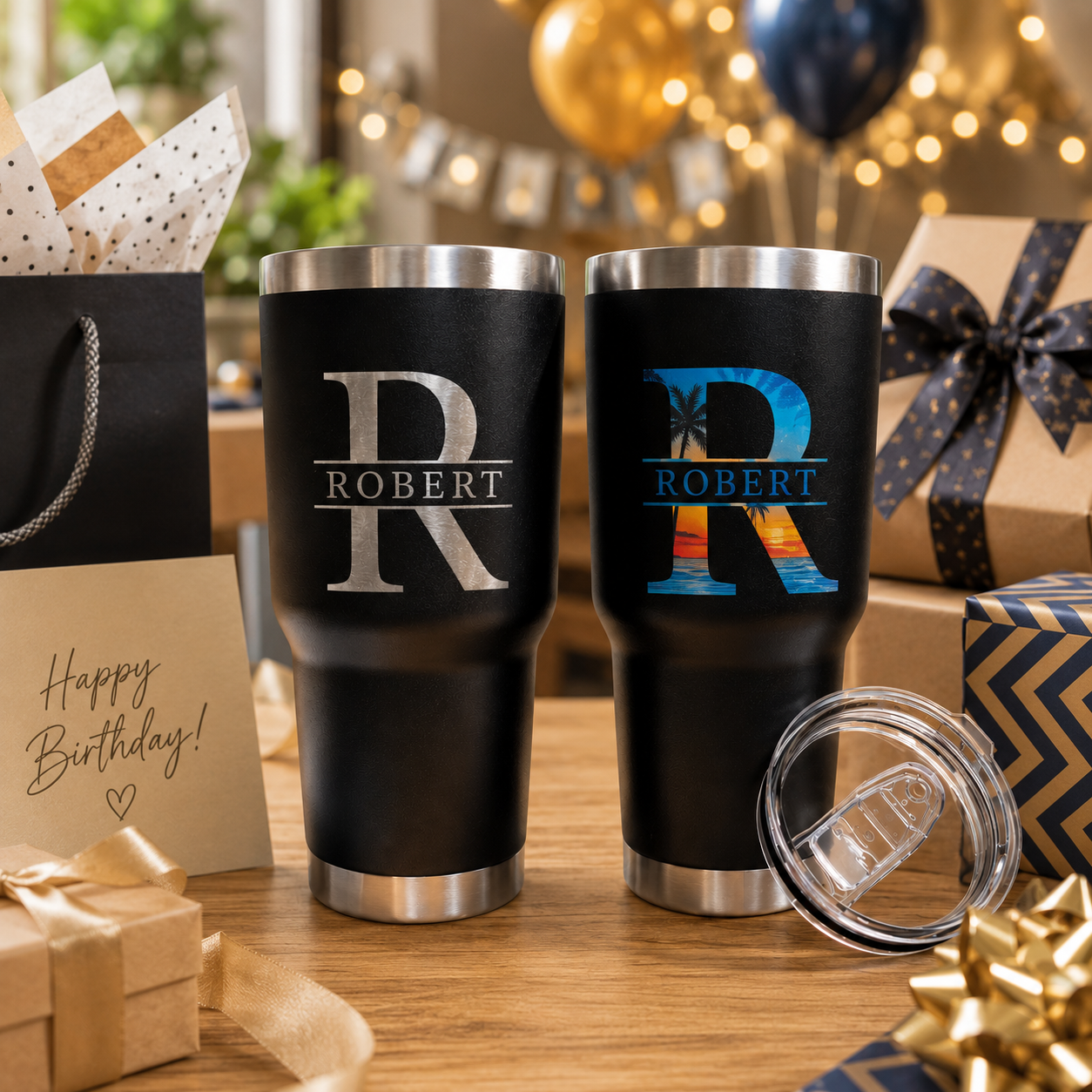 Asbury House Design Promo Tumbler 30 oz - Black