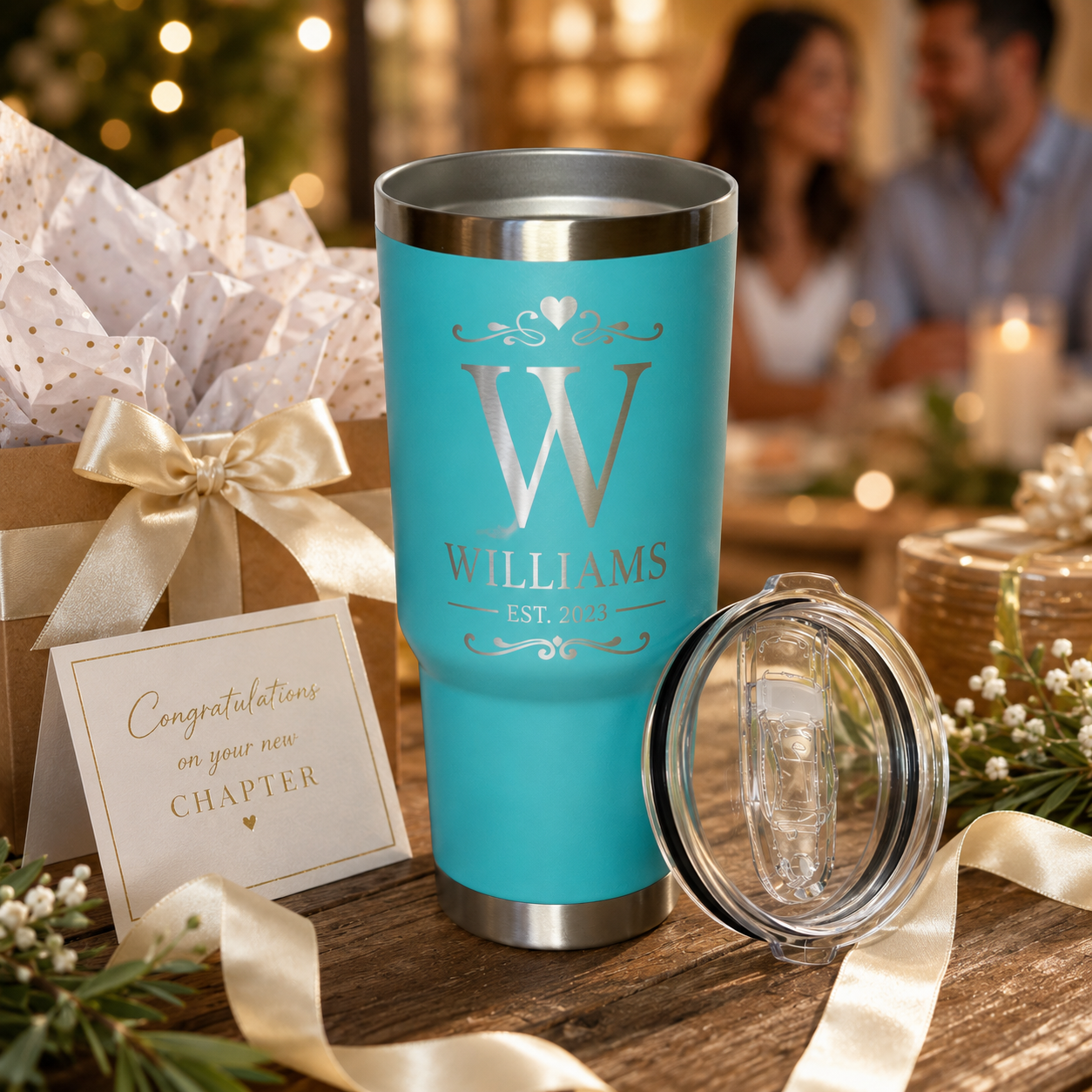 Asbury House Design Promo Tumbler 30 oz - Teal