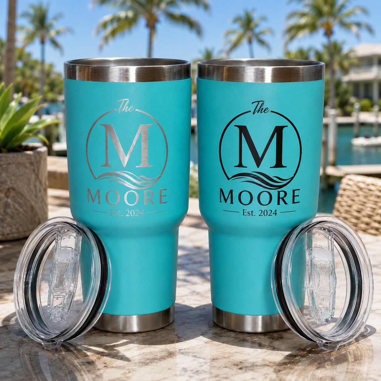 Asbury House Design Promo Tumbler 30 oz - Teal