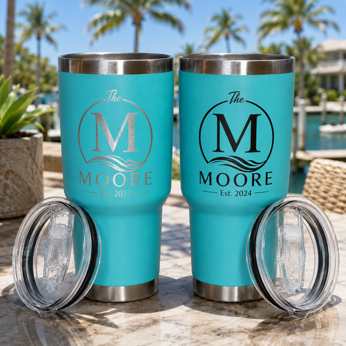 Asbury House Design Promo Tumbler 30 oz - Teal
