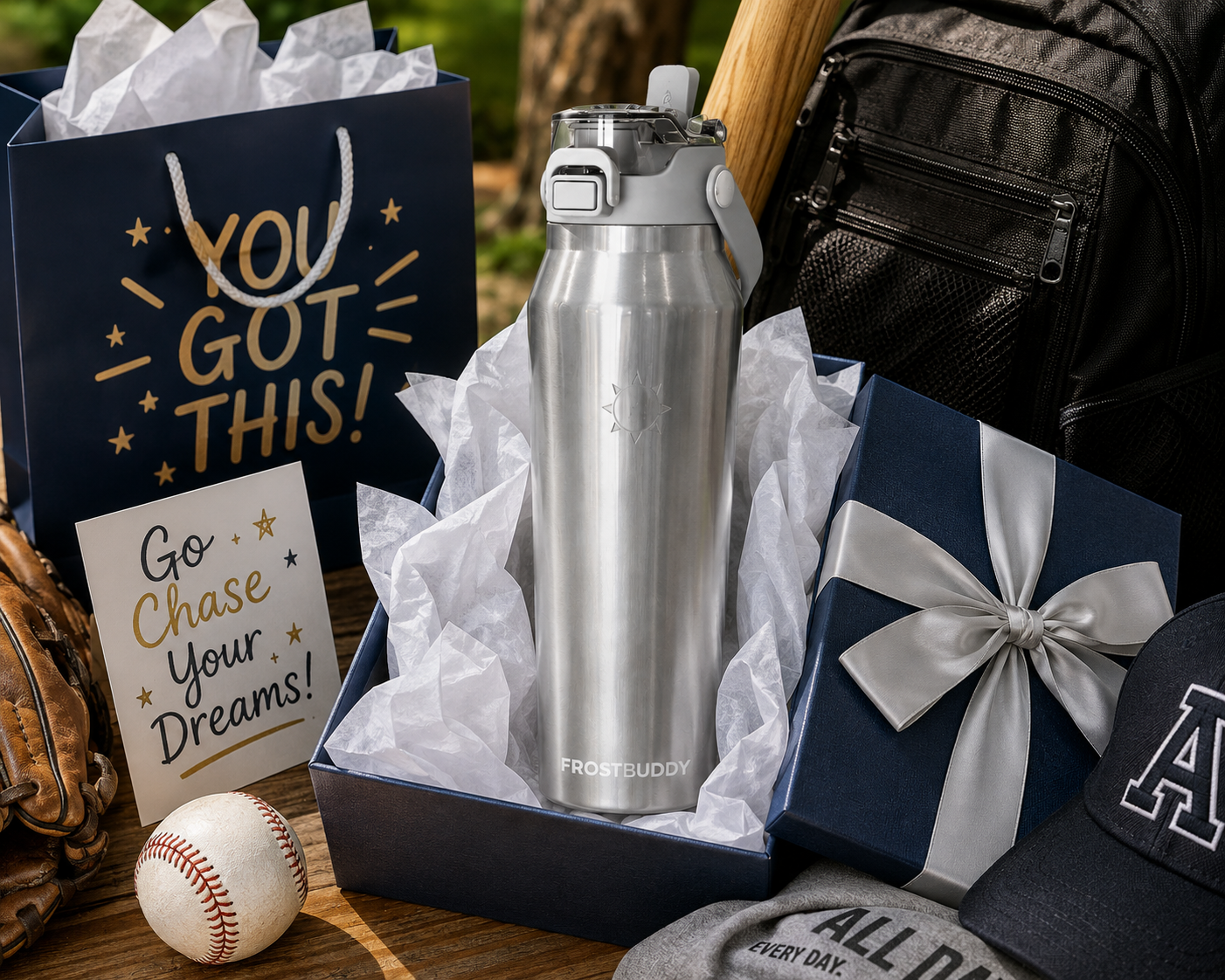 FrostBuddy Bottle Buddy - Moonstone — personalized gift presentation
