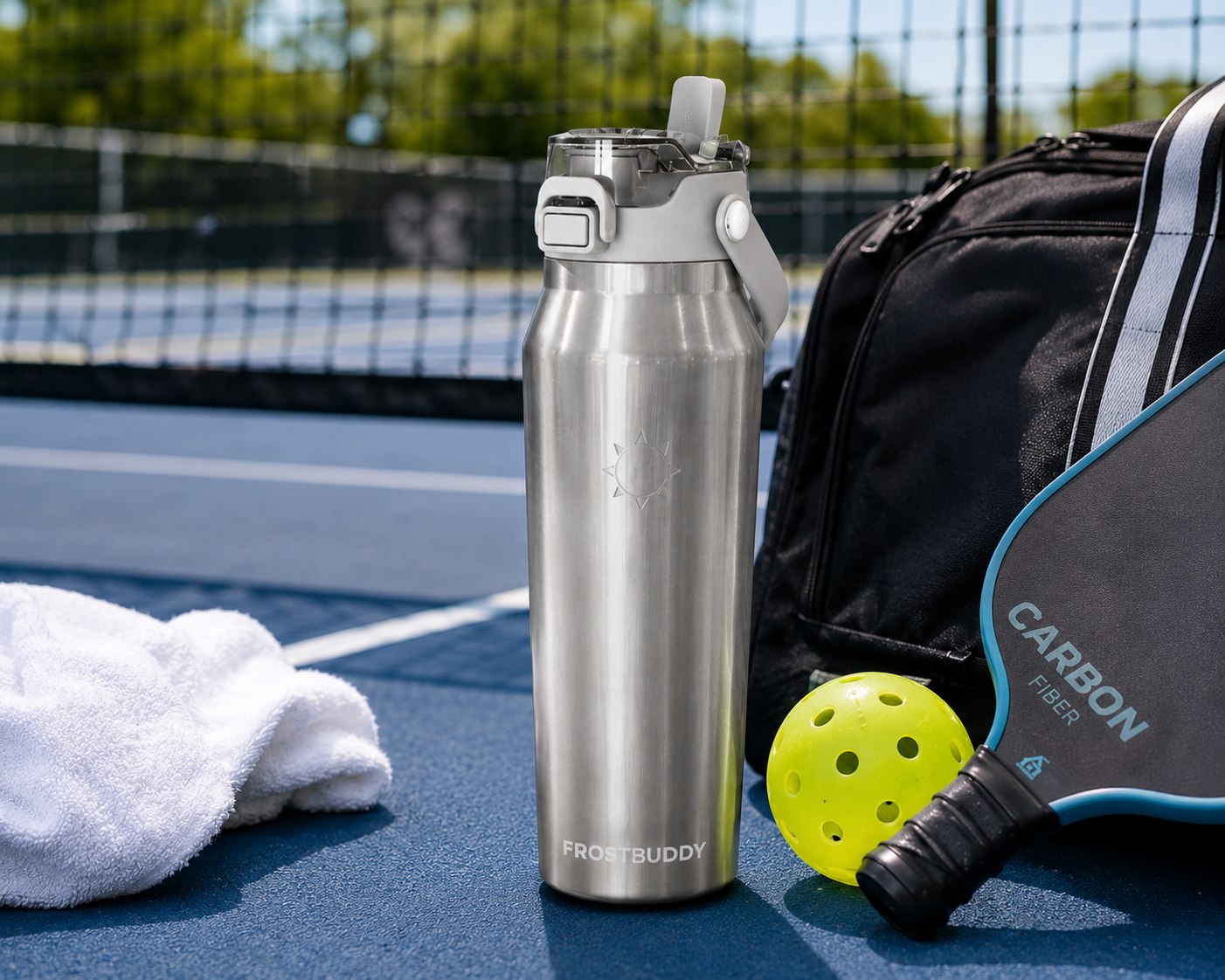 FrostBuddy Bottle Buddy - Moonstone — personalization example