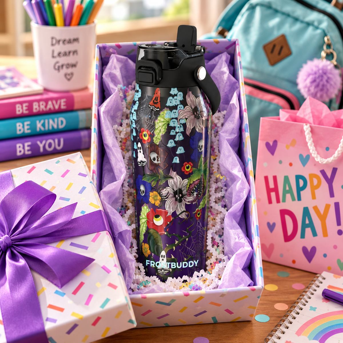 FrostBuddy Bottle Buddy 24 oz - Toxic Bloom