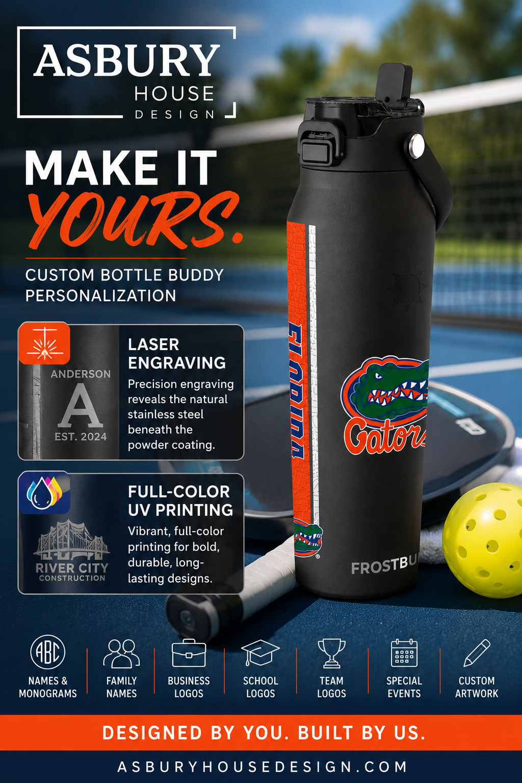 FrostBuddy Bottle Buddy - Florida Gators Black
