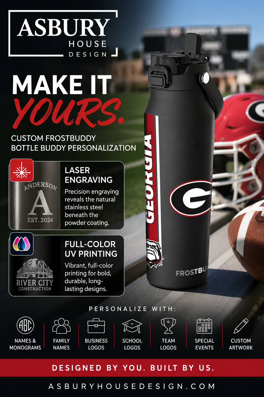 FrostBuddy Bottle Buddy - Georgia Bulldogs Black