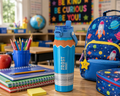 FrostBuddy Bottle Buddy 24 oz - Blue Pencil — product view