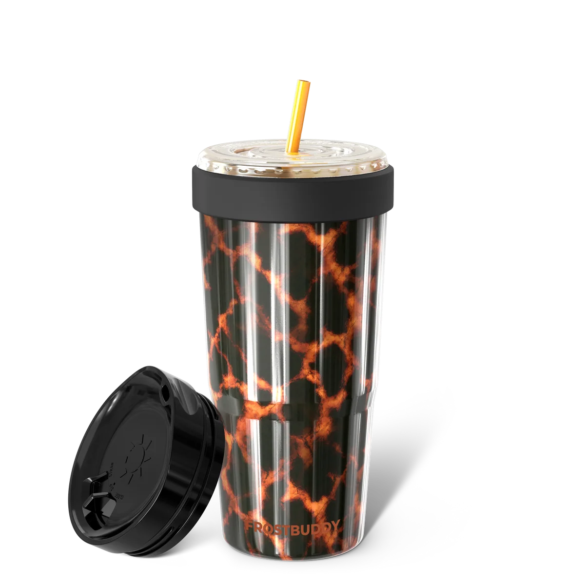 FrostBuddy ToGo Buddy 30 oz - Amber Tortoise — master personalization image on white background