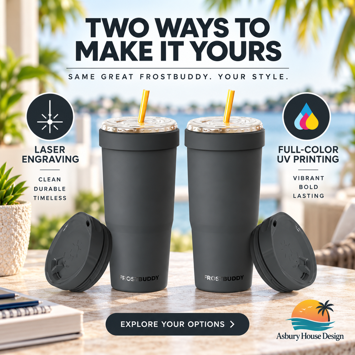 FrostBuddy ToGo Buddy 30 oz - Ash