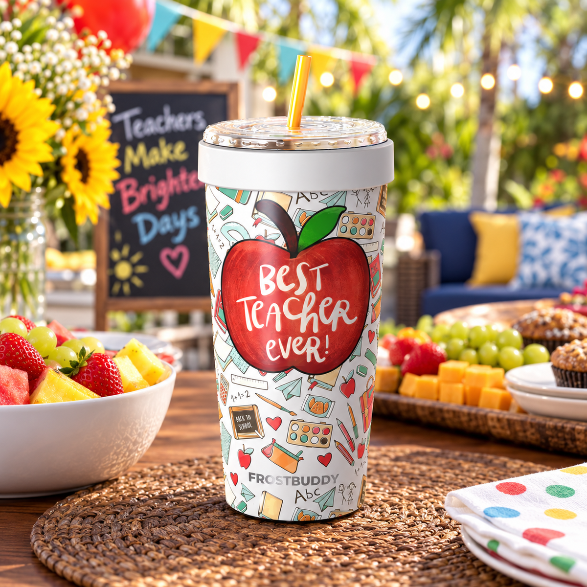 FrostBuddy ToGo Buddy 30 oz - A+ Teacher