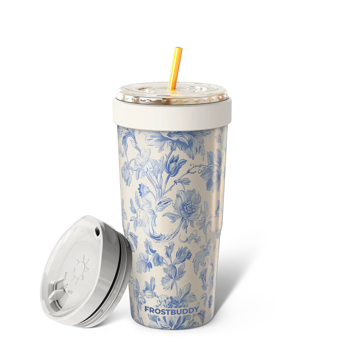FrostBuddy ToGo Buddy 30 oz - Blue Floral — product view