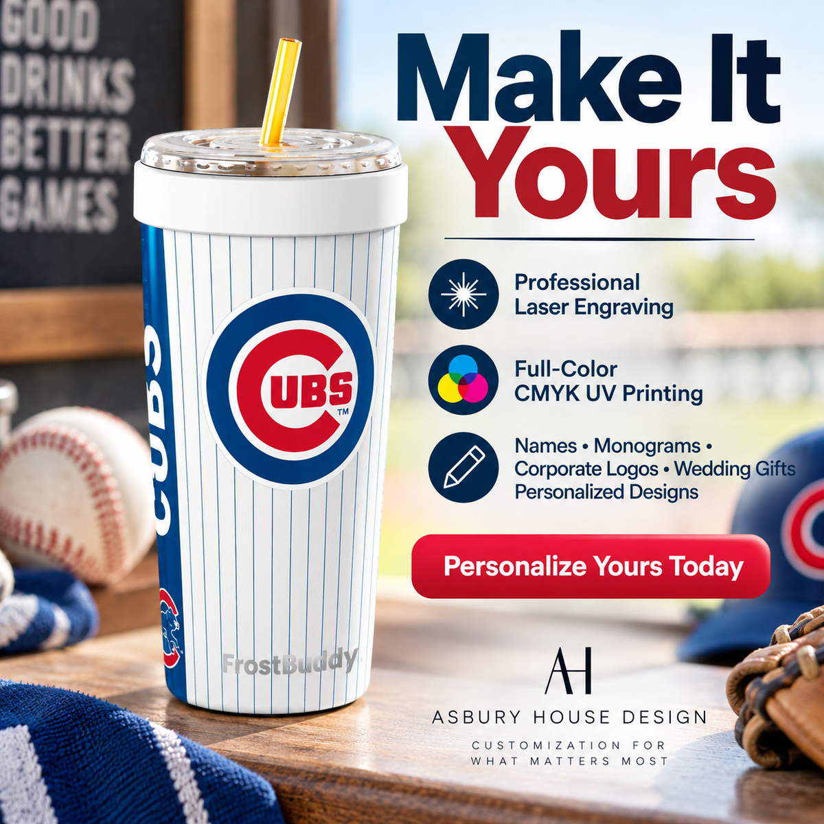 FrostBuddy ToGo Buddy 30 oz - Chicago Cubs
