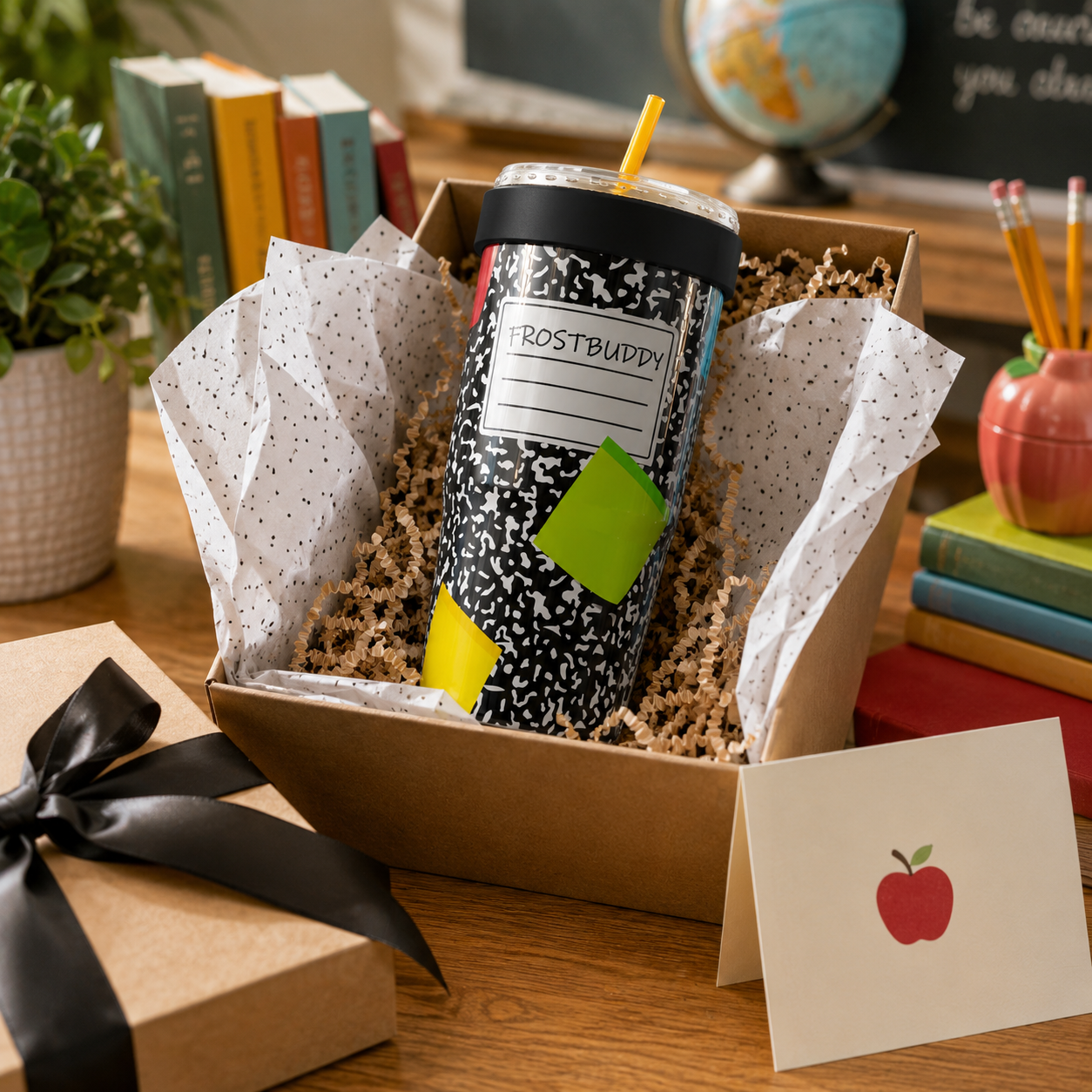 FrostBuddy ToGo Buddy 30 oz - Composition Notebook — personalized gift presentation
