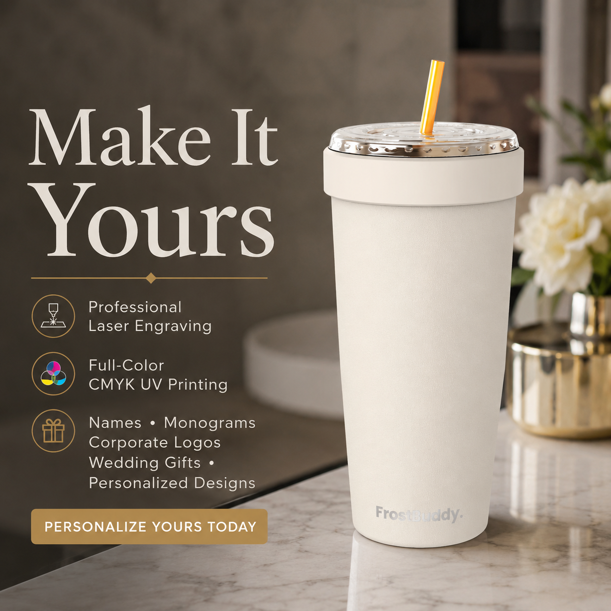 FrostBuddy ToGo Buddy 30 oz - Cream