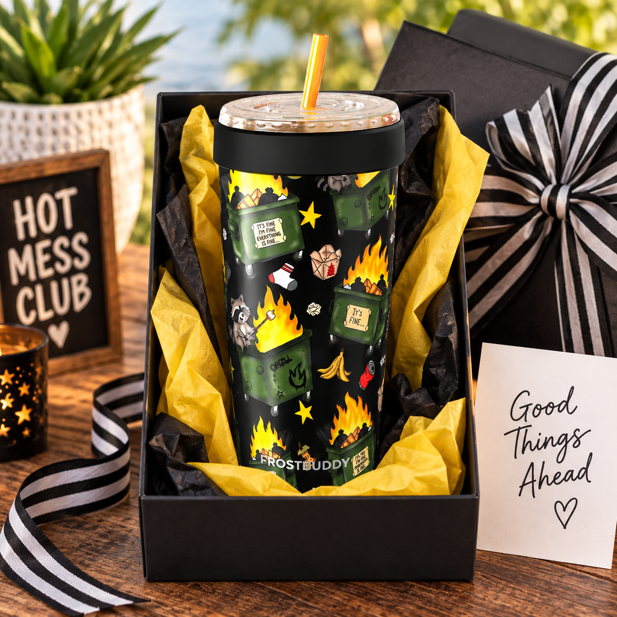 FrostBuddy ToGo Buddy 30 oz - Dumpster Fire — gift example