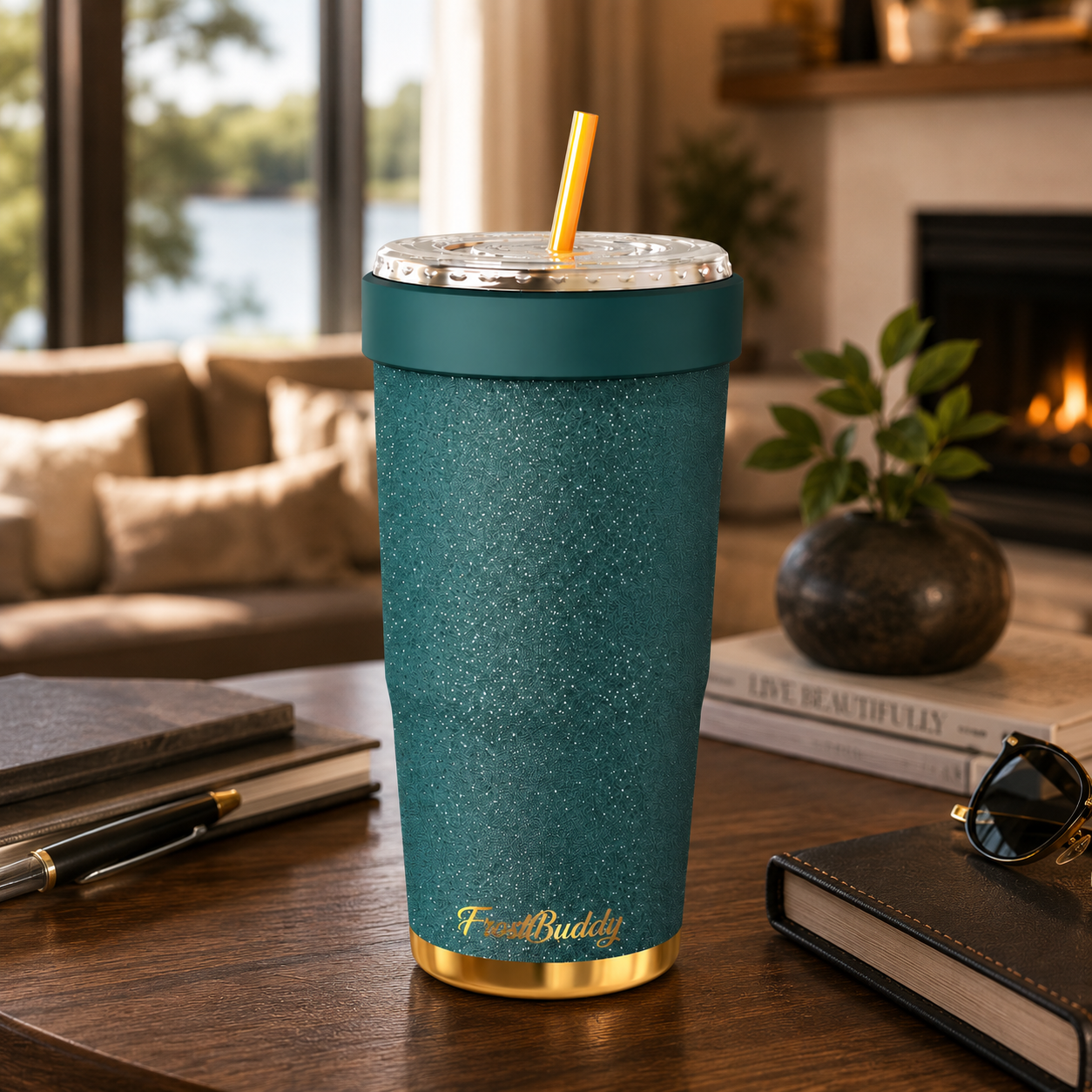 FrostBuddy ToGo Buddy 30 oz - Emerald Glitz