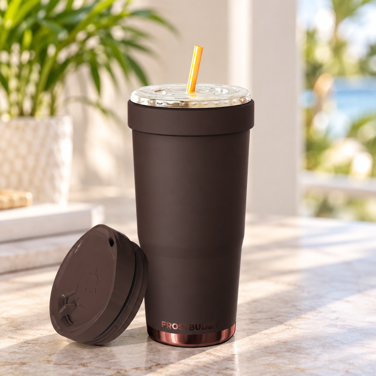 FrostBuddy ToGo Buddy 30 oz - Espresso — without added personalization
