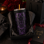 Knotty Purple FrostBuddy ToGo Buddy 30 oz personalized tumbler, detail view