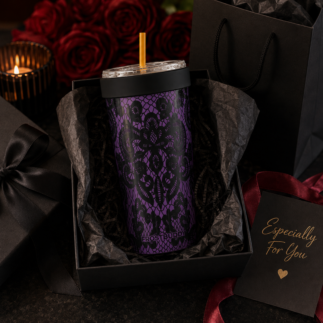FrostBuddy ToGo Buddy 30 oz - Knotty Purple — personalized gift presentation