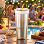 Macchiato FrostBuddy ToGo Buddy 30 oz personalized tumbler, alternate angle