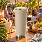 Milk Chocolate FrostBuddy ToGo Buddy 30 oz personalized tumbler, alternate angle