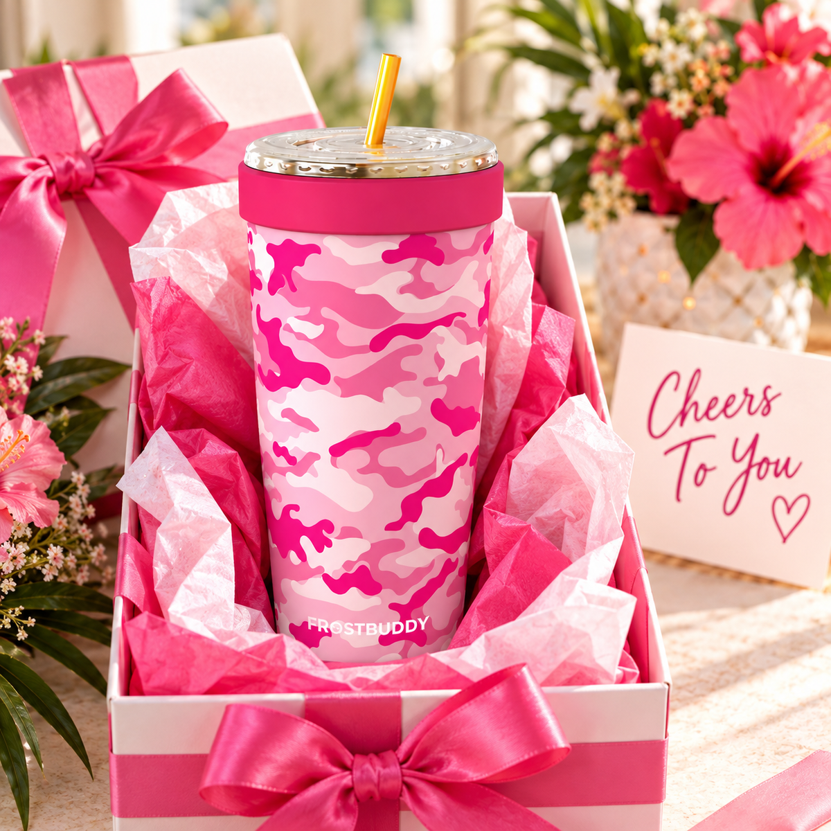 FrostBuddy ToGo Buddy 30 oz - Pink Camo — gift example