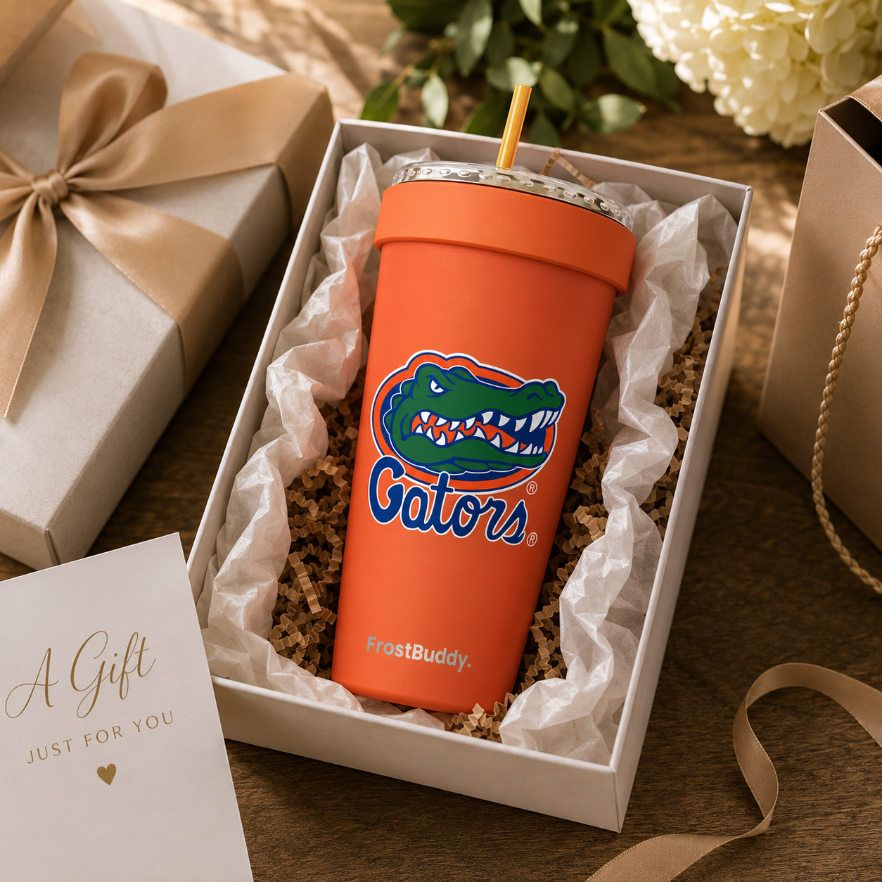 FrostBuddy ToGo Buddy 30 oz - Florida Gators Orange — personalized gift presentation